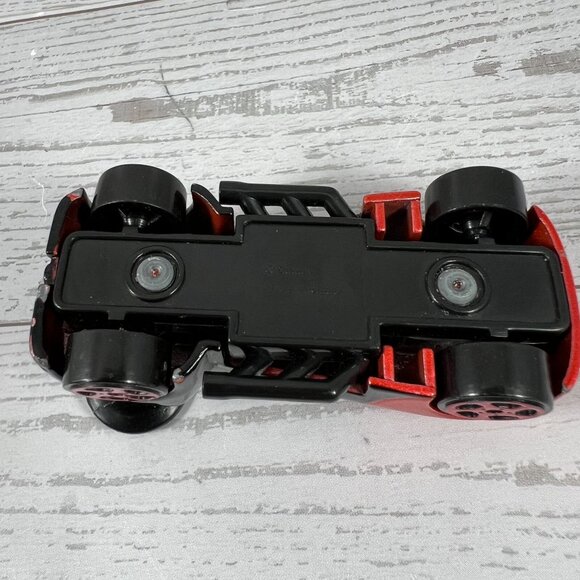 Disney Toy Car Diecast Red Mickey Mouse Theme Collectible Playful Nostalgic - Picture 3 of 5